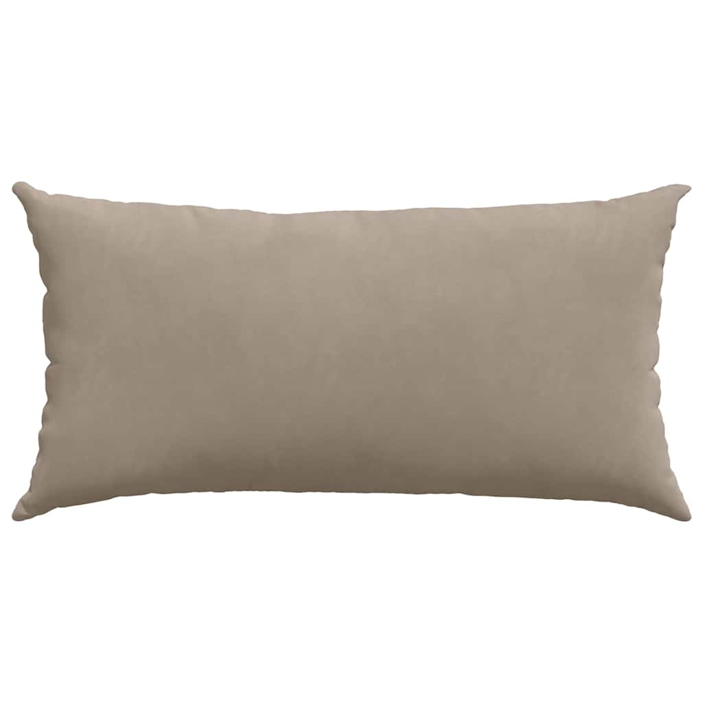 Sofa Pillows 2 pcs Taupe 80 x 40 cm Fabric